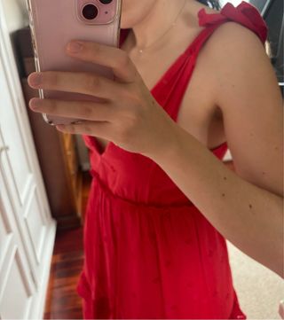 Vestido rojo Zara Talla M