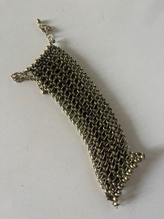 Pulsera Massimo Dutti Metal Dorada