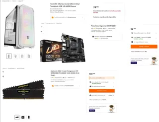 PC Gaming RX 6600, SSD 1TB