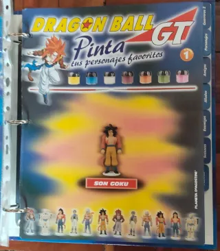 Figuras Dragon Ball Blancas para pintar