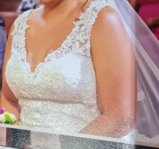 Vestido de Novia Encaje Blanco