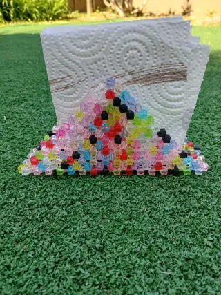 Portatovaglioli triangolare colorato