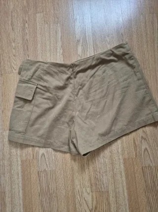 Falda pantalón cargo Zara verde militar