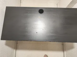 Mesa de escritorio moderna negra