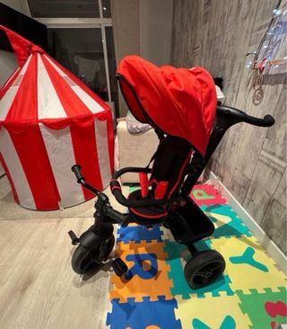 Trona, mesa aprendizaje, cocinita y carrito