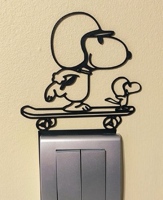 Adorno Snoopy para puerta