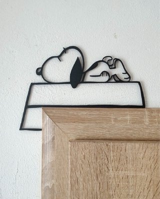 Adorno Snoopy para puerta