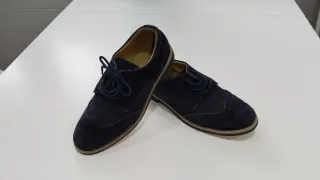 Zapatos comunión niño azul t.36. el corte ingles