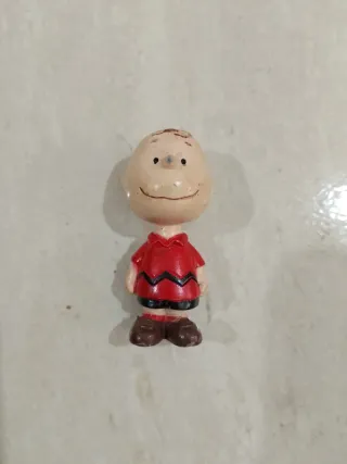 Muñeco goma pvc Charlie Brown Carlitos años 60