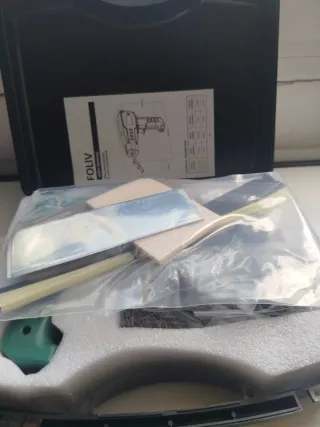 Kit soldadora plástico Foliv + grapas