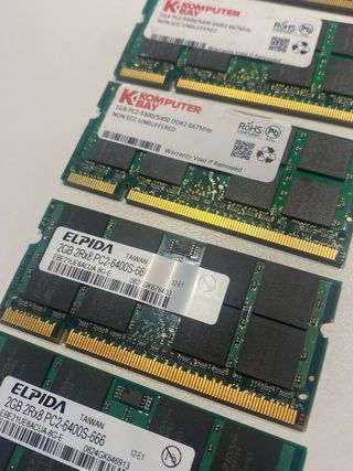 Banchi RAM DDR2 DDR3 Desktop Portatile