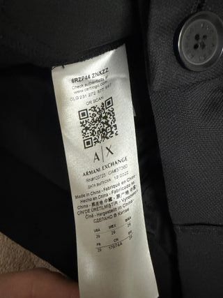 Pantalón Armani Negro