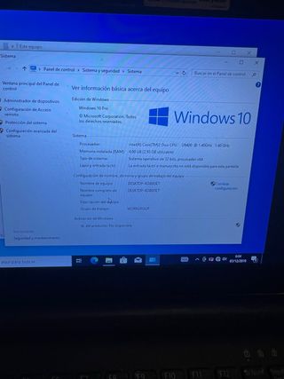 Sony Vaio portátil negro