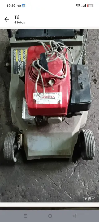 Corta césped Honda acepto cambio por la última fot