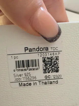 Anillo Pandora Plata Promesa Pavé