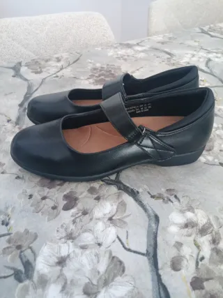 Zapatos planos piel Dream Pairs negros talla 40