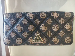 Bolso Guess Marrón y Negro Monedero