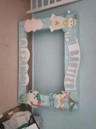 Photocall Bautizo Niño Alejandro