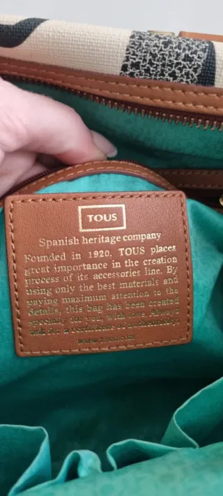 Bolso bowling Tous modelo Kaos con correa