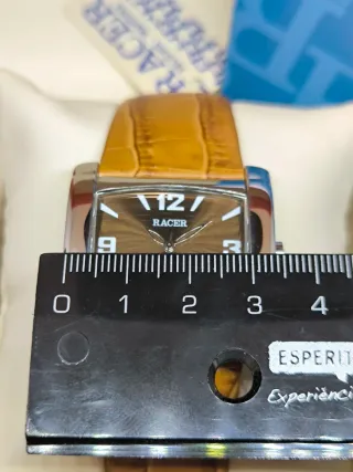 Reloj Racer Mujer Marrón y Plateado