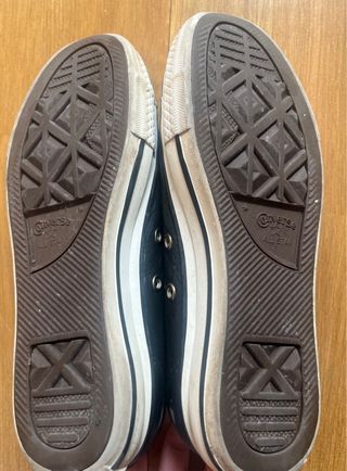 Converse All Star Cuero Negro Talla 36