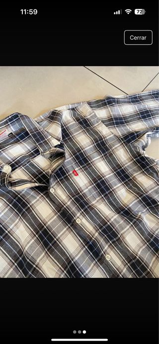 Camisa Levi's Vintage Cuadros Azul/Gris