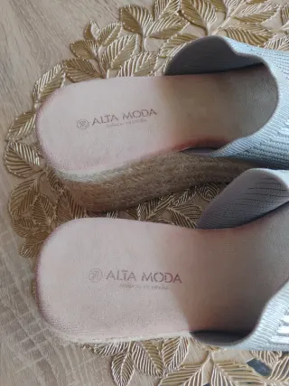 Sandalias Plataforma ALTA MODA Beige/Plata