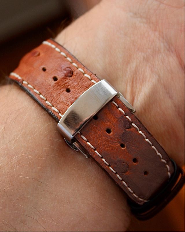 Reloj Longines 1960 Cuadrado Piel Marrón