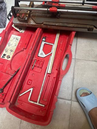 Cortadora de azulejos porcelanico rubi tr600