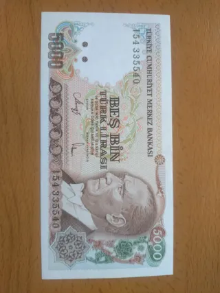 Billete Turquía V