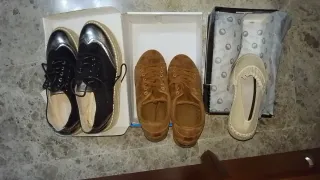 3 pares calzado mujer