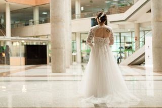 Vestido de Novia Largo Manga Larga