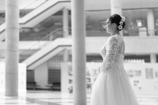 Vestido de Novia Largo Manga Larga