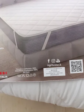 Topper matrimoniale trapuntato con elastico igieni