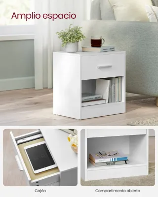 Mesita de Noche, Mesa Auxiliar VASAGLE LET619T14