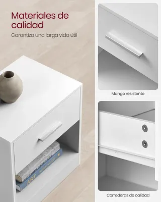 Mesita de Noche, Mesa Auxiliar VASAGLE LET619T14