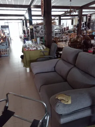 Mesa TV Vintage Cromada Plegable