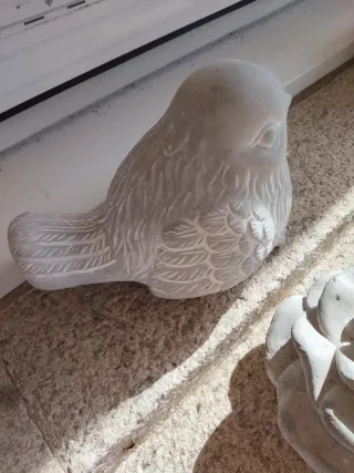 Adornos de piedra artificial estilo cemento