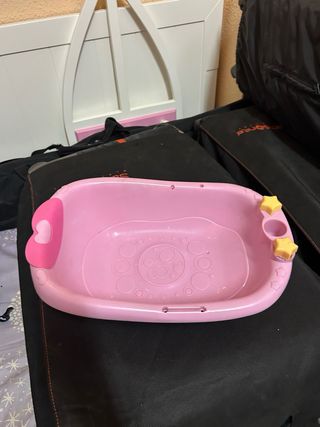Bañera Nenuco rosa con estrellas