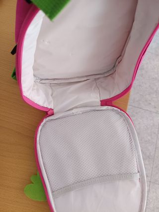 Mochila infantil búho rosa