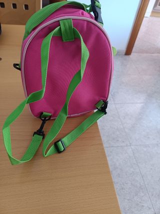 Mochila infantil búho rosa