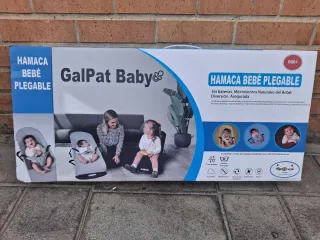 Hamaca Bebé Plegable con 2 fundas+juguete musical