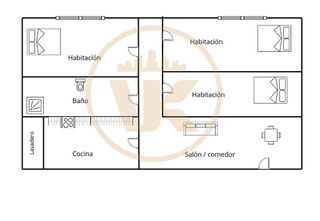 Piso en venta en Bellvitge en Hospitalet de Llobregat, L´