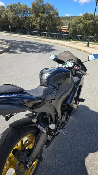 Kawasaki ZX6R 2007 Negra y Dorada
