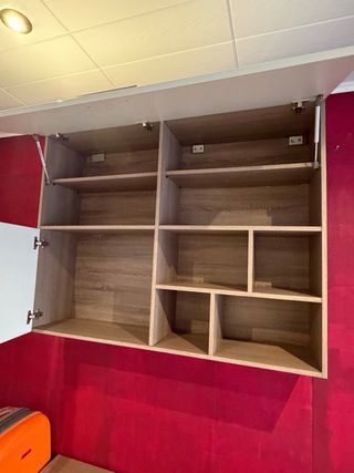 Mueble TV madera beige/marrón