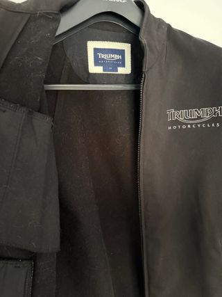 Chaqueta Moto Triumph 2 in 1 L Negra