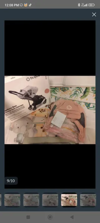 Capota verano Bugaboo Bee (azul y rosa)