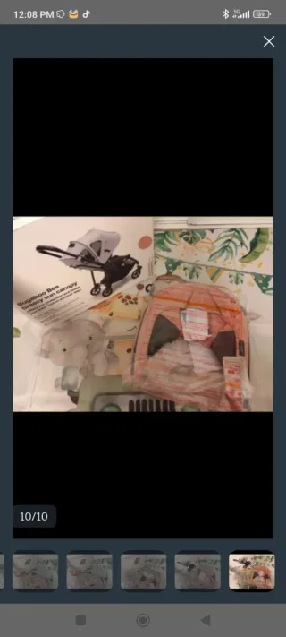 Capota verano Bugaboo Bee (azul y rosa)