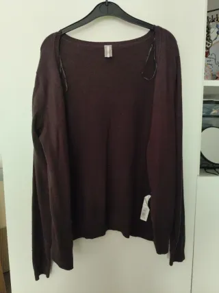 Cardigan marrone scuro