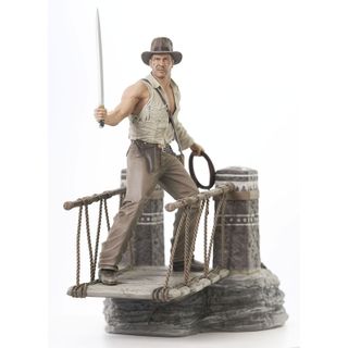Indiana Jones Diorama PVC 28cm El Templo Maldito